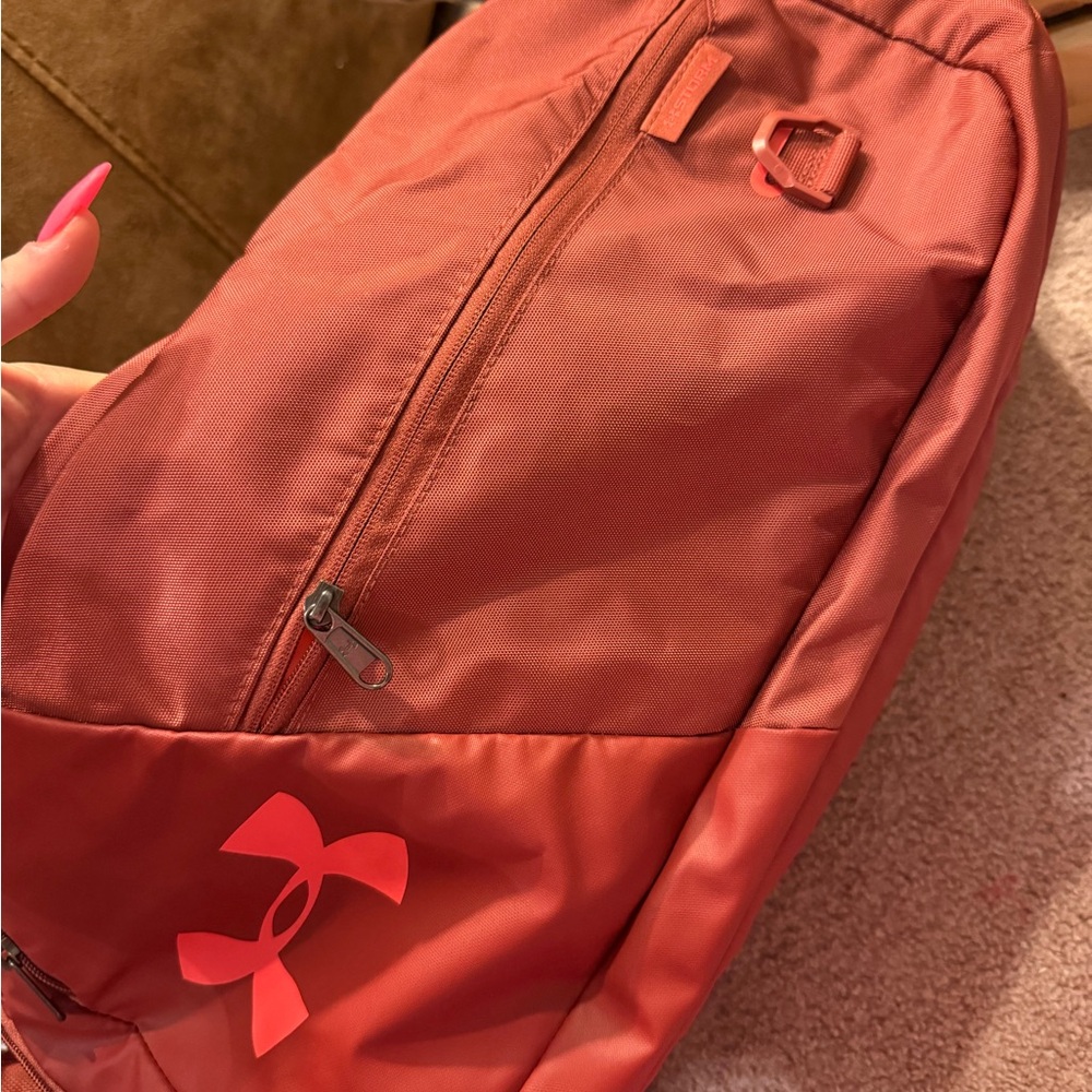 Under Armour Red Athletic duffle bag